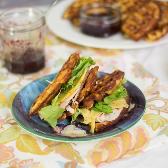 Turkey Habanero Cheese Waffles - Recipe photo by SunShinesPie