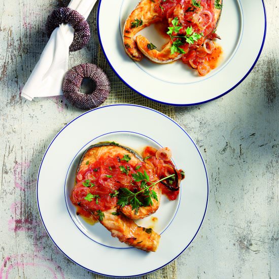 Salmon Fillets - Recipe photo by olibiakos