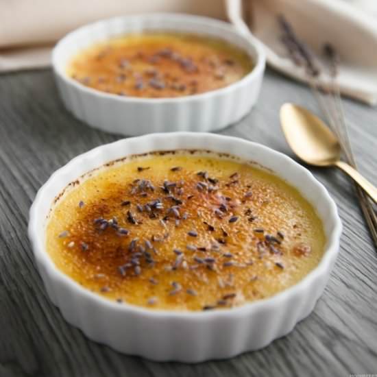 Lavender Creme Brulee - Recipe photo by moonberry