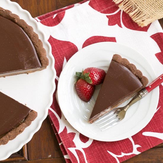 Chocolate Caramel Tart - Recipe photo by thatskinnychickcanbake