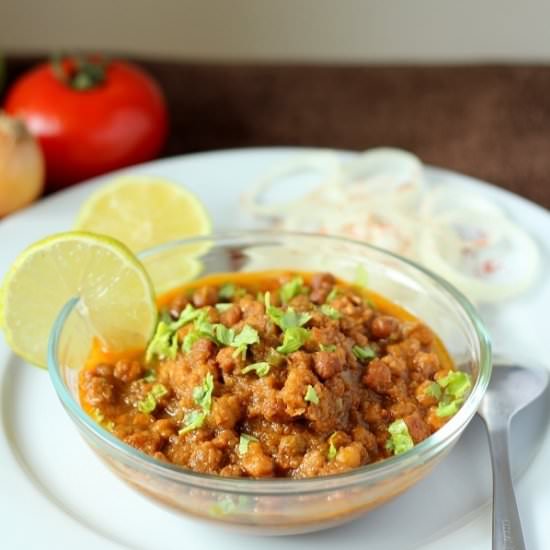 Black Chana Masala Curry - Recipe photo by werecipes
