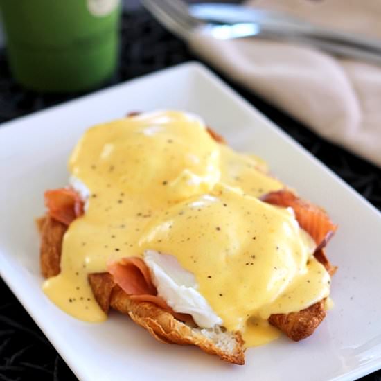 Eggs Benedict with Smoked Salmon - Recipe photo by ToFoodwithLove