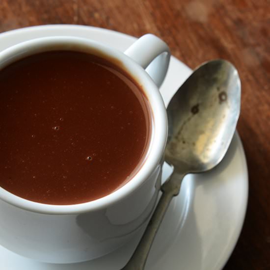 Parisian-Style Drinking Chocolate - Recipe photo by AnEdibleMosaic