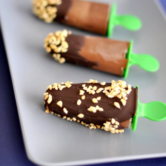 Chocolate Cream Popsicles - Recipe photo by PelinChef