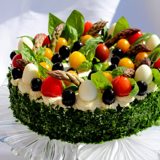 Festive Savoury Cake - Recipe photo by Happy