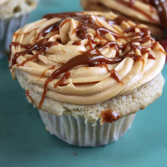 Salted Caramel Cupcakes - Recipe photo by annas_bananas