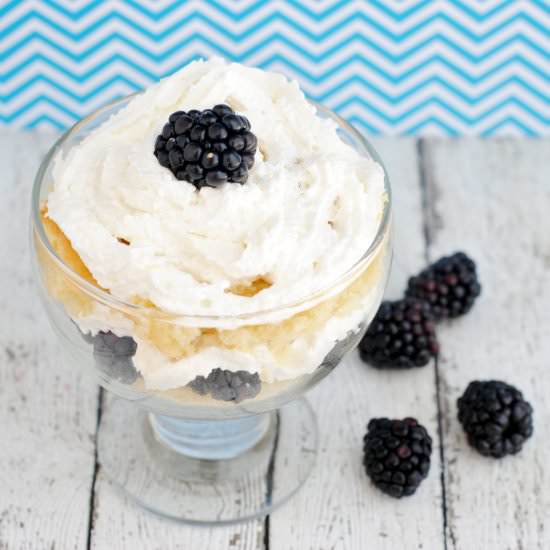 Mini Blackberry Trifle - Recipe photo by JenniferH