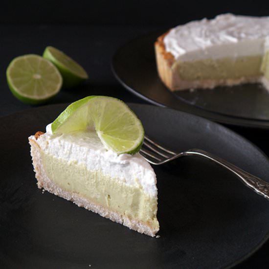 GF Vegan Creamy Key Lime Pie - Recipe photo by Audrey @ Unconventional Baker