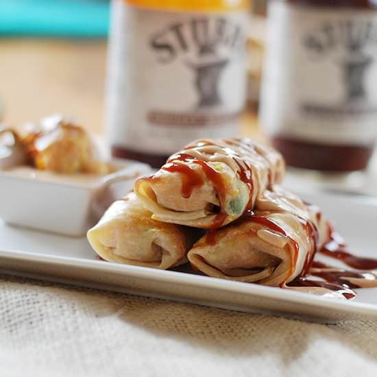 BBQ Chicken Avocado Egg Rolls - Recipe photo by asunshinyday