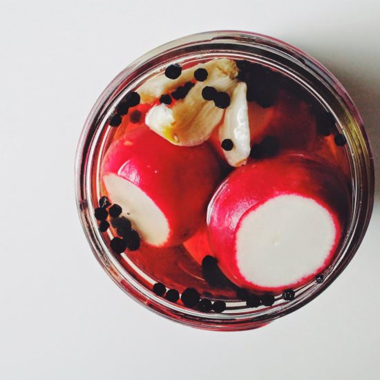 Pickled Radishes - Recipe photo by thechefswife