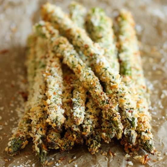 Baked Asparagus Fries - Recipe photo by damndelicious