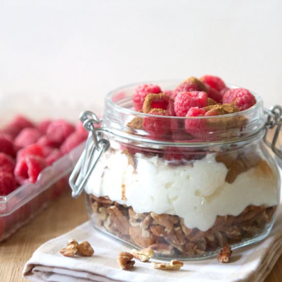 Cottage Cheese Breakfast Bowl - Recipe photo by thealmondeater