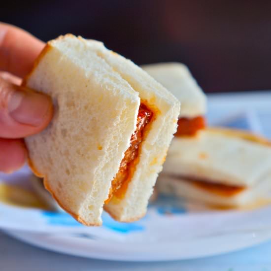 Spicy teriyaki tempeh mini sandwich - Recipe photo by riceandcoconut
