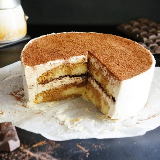 Baileys Tiramisu Cake - Recipe photo by cakeletsanddoilies