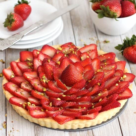 Strawberry Tart - Recipe photo by ChillyFrosting