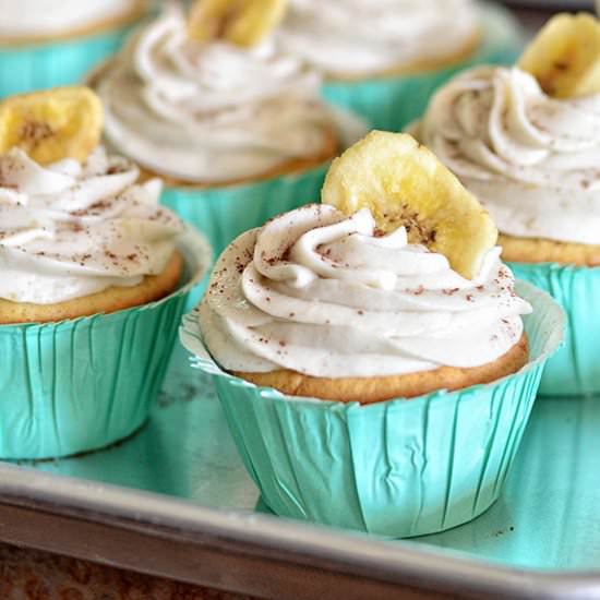 Banana Cream Pie Cupcakes - Recipe photo by TidyMom