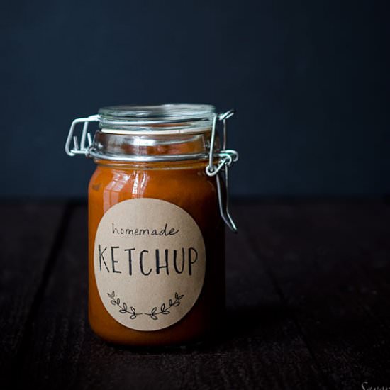Tomato Rhubarb Ketchup - Recipe photo by Savory Simple