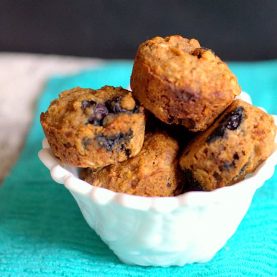 Blueberry Banana Muffins - Recipe photo by graincrazy
