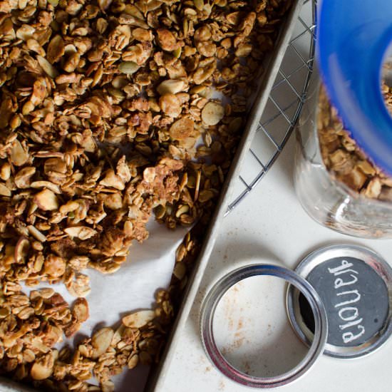 Homemade Cinnamon Spice Granola - Recipe photo by personallyandrea