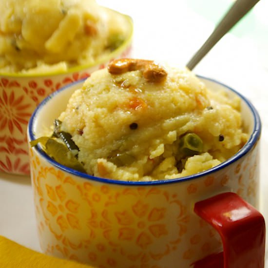 Rava Kichidi - Recipe photo by Sasi