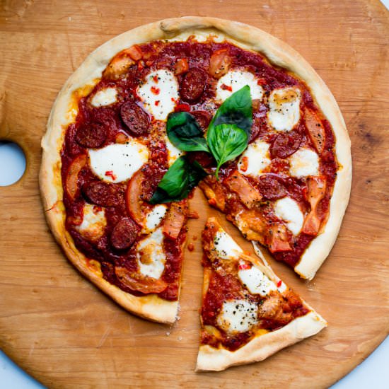 Homemade Pizza - Recipe photo by AFeastForTheEyes