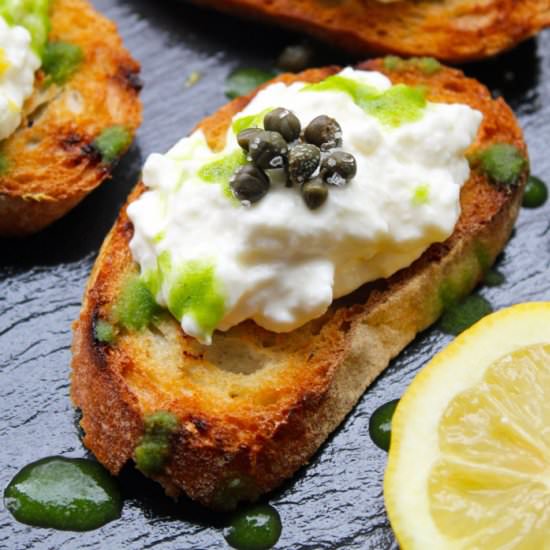Green Juice on Toast! - Recipe photo by jjbegonia