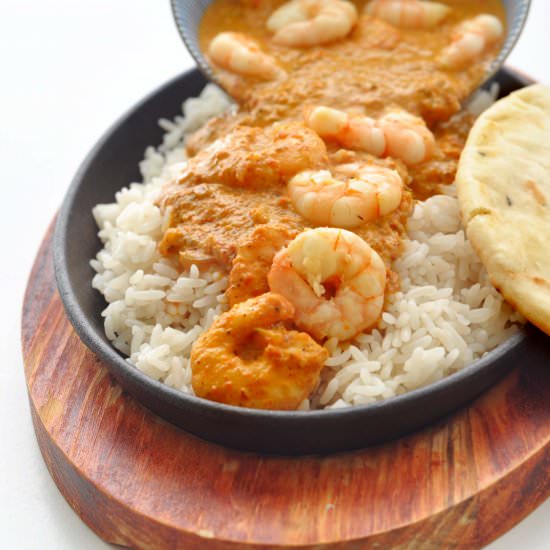 King Prawns Spicy Red Pepper Sauce - Recipe photo by Tony Rose