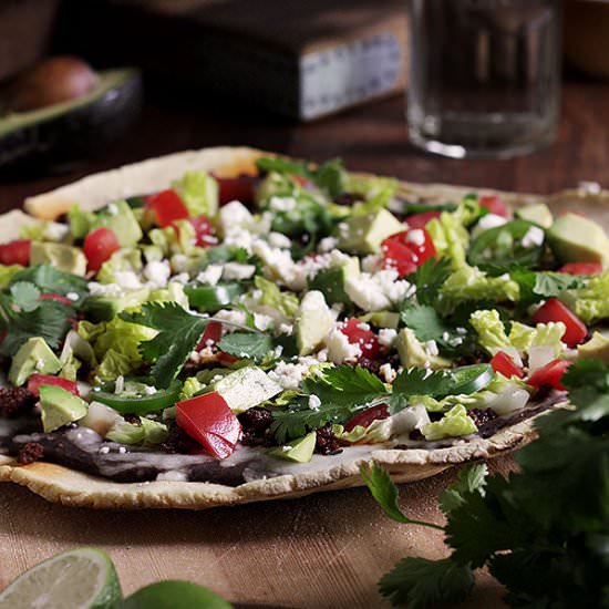 Mexican Grilled “Pizza” | Tlayuda - Recipe photo by globaltable