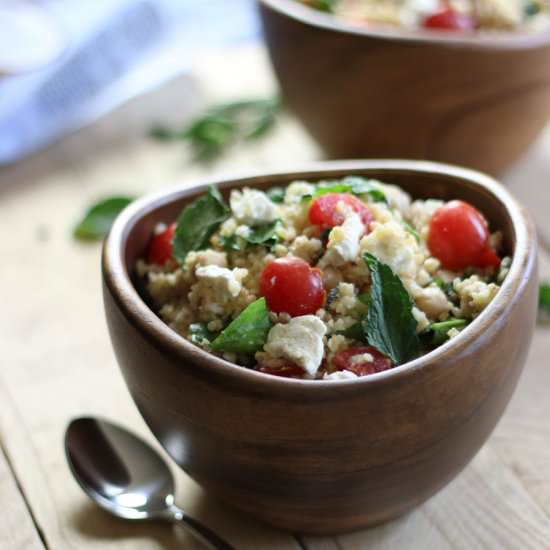 Mediterranean Bulgur Bowl - Recipe photo by First Time Foods