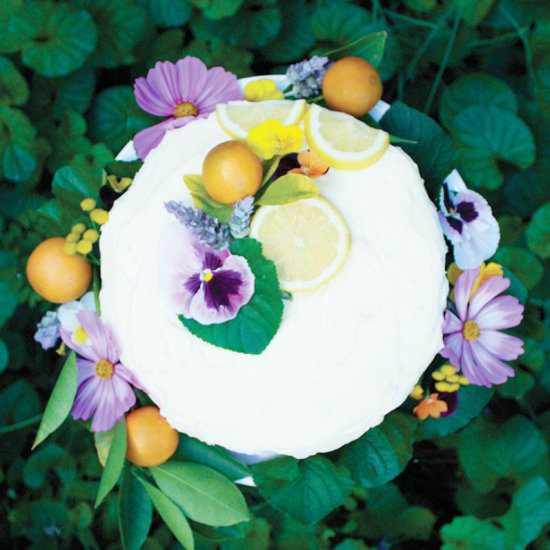 Lavender, Honey & Lemon Cake - Recipe photo by The Makers Society