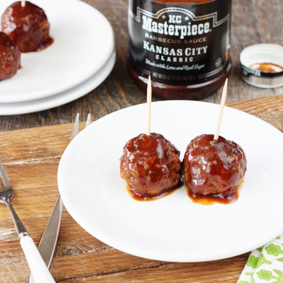 Sweet BBQ Meatballs - Recipe photo by livelaughrowe