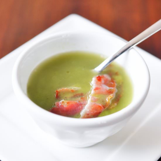Lentil soup with bacon - Recipe photo by Andrea Janssen