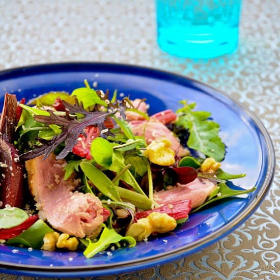 Salad with Marinated Duck - Recipe photo by bazyliaczywanilia