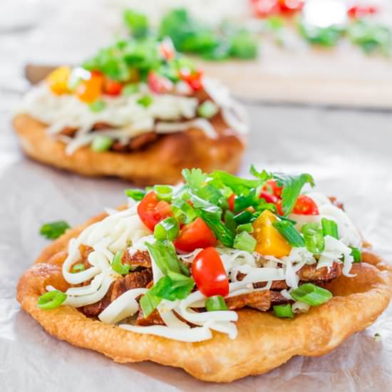 Steak Fry Bread Tacos - Recipe photo by jocooks