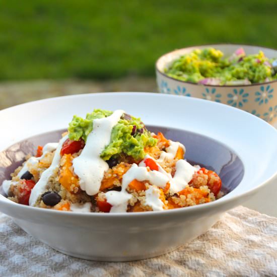 Mexican Quinoa & Cashew Sour Cream - Recipe photo by NaturallySassy