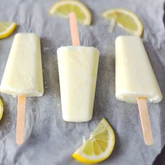 Lemon and Buttermilk Popsicles - Recipe photo by mydinner.co.uk