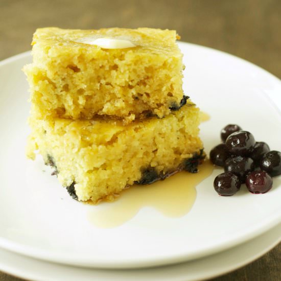 Crockpot Blueberry Pancakes - Recipe photo by slowcookergourmet