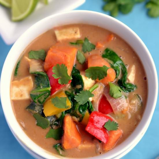 Peanut Thai Vegetable Stew - Recipe photo by DreenaBurton