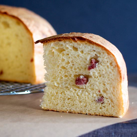 Casatiello - Recipe photo by heatherhomemade