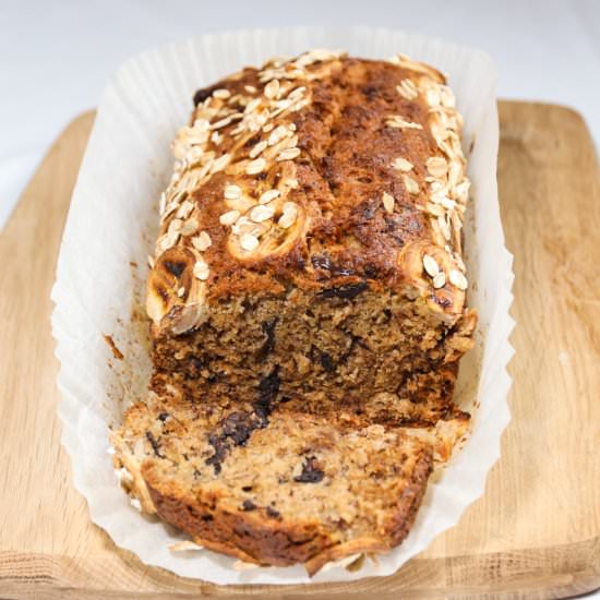 Chocolate Oat Banana Bread - Recipe photo by KitchenSanctuary