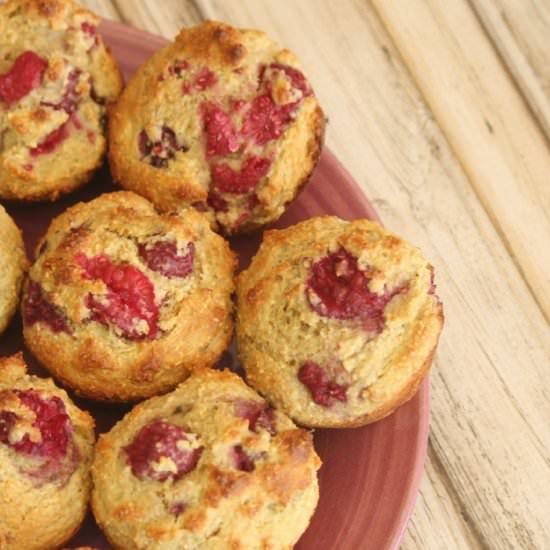 Raspberry Oatmeal Muffins - Recipe photo by momendeavors