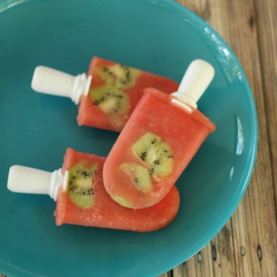 Kiwi Watermelon Popsicles - Recipe photo by momendeavors