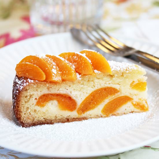 Springtime Apricot Cake - Recipe photo by CookandBeMerry