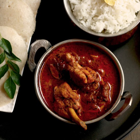 KERALA STYLE CHICKEN CURRY – Chicken - Recipe photo by shananya23