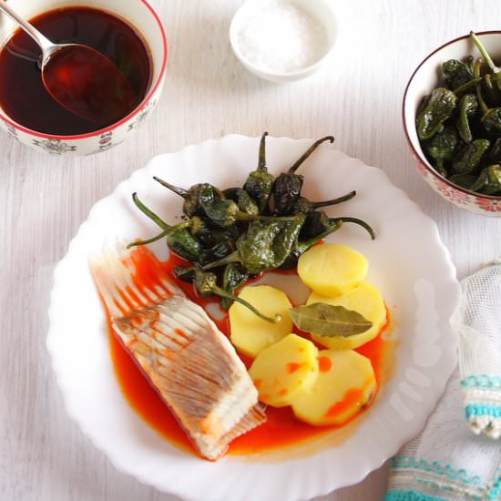 Poached Fish with Red Sauce - Recipe photo by Ananda Rajasehkar
