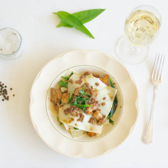 Wet & Wild Garlic Mushroom Lasagne - Recipe photo by deliciousfromscratch
