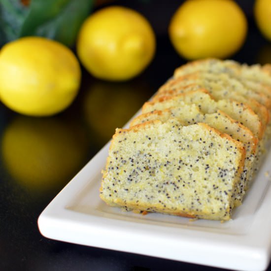 Lemon Poppy Seed Pound Cake - Recipe photo by ButterYum