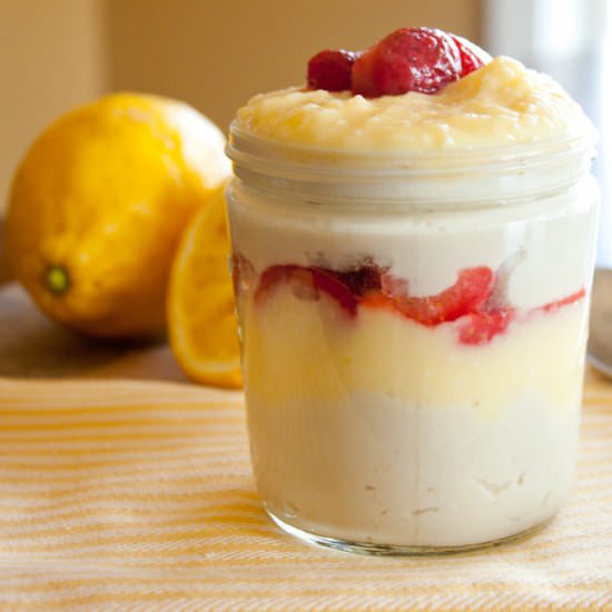 Lemon Curd Coconut Milk Pudding - Recipe photo by simple roots