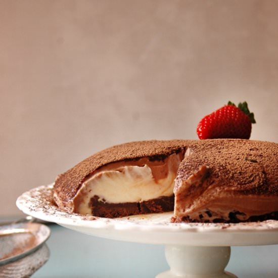 Ricotta and mascarpone cheesecake - Recipe photo by alessandrascollo