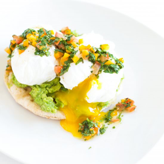 Poached Egg Sandwich - Recipe photo by Delights of Culinaria